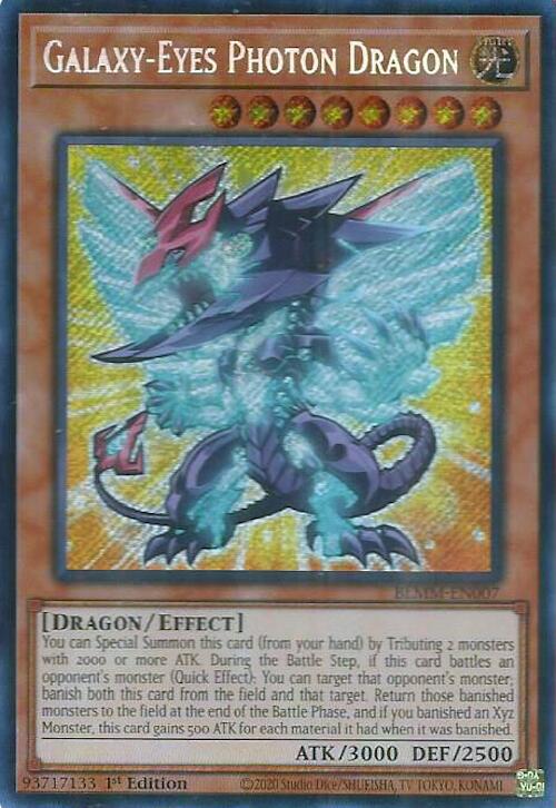 Galaxy-Eyes Photon Dragon [BLMM-EN007] Secret Rare | Black Swamp Games