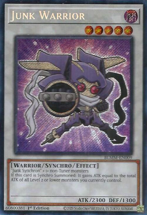 Junk Warrior [BLMM-EN009] Secret Rare | Black Swamp Games