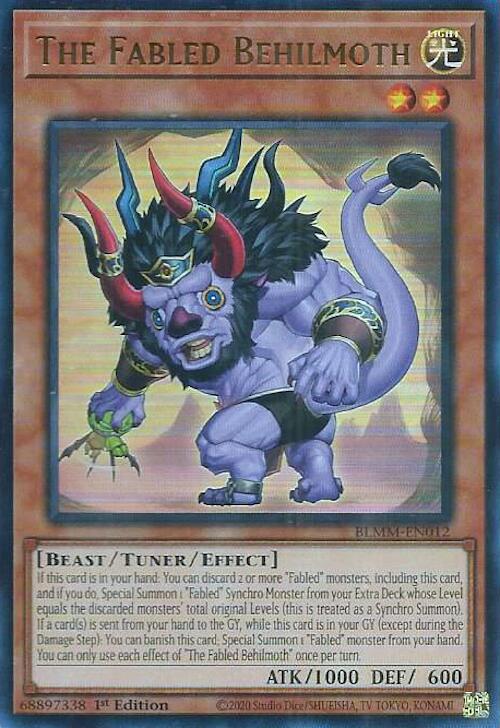 The Fabled Behilmoth [BLMM-EN012] Ultra Rare | Black Swamp Games