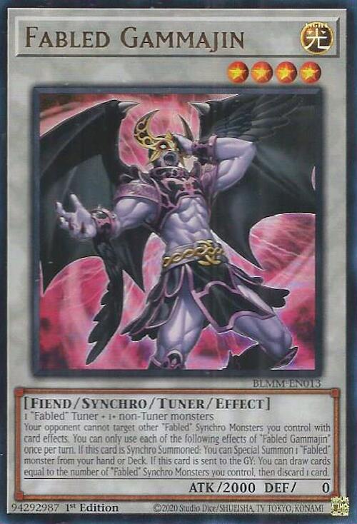 Fabled Gammajin [BLMM-EN013] Ultra Rare | Black Swamp Games