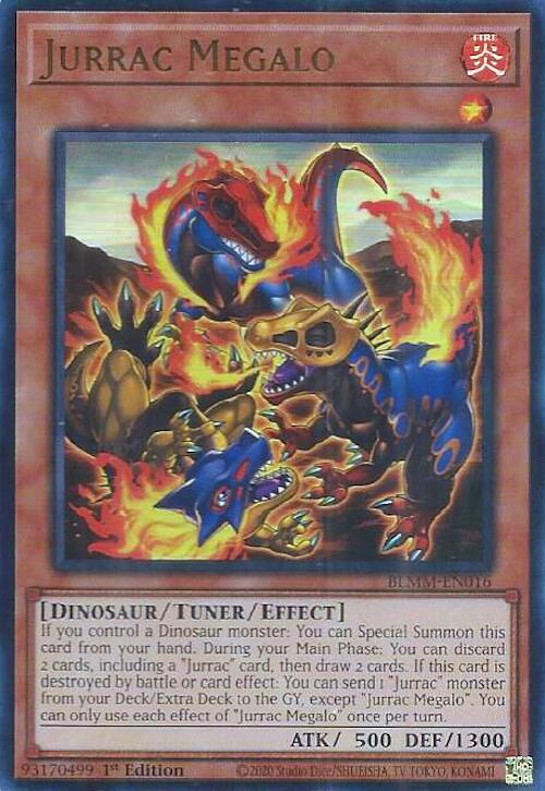 Jurrac Megalo [BLMM-EN016] Ultra Rare | Black Swamp Games