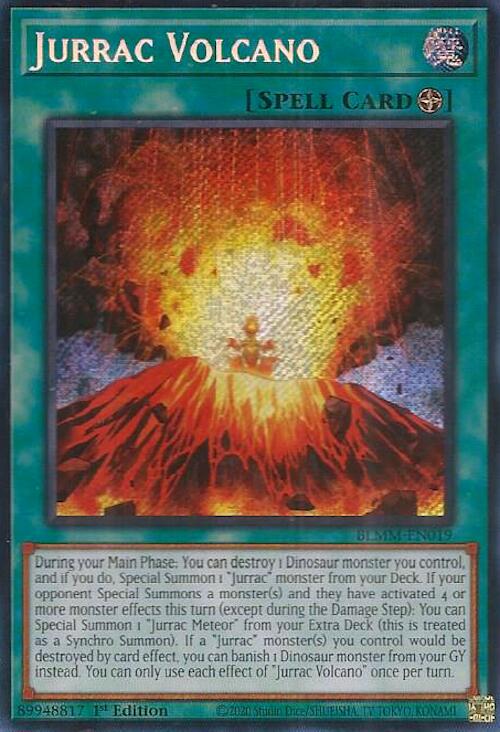 Jurrac Volcano [BLMM-EN019] Secret Rare | Black Swamp Games