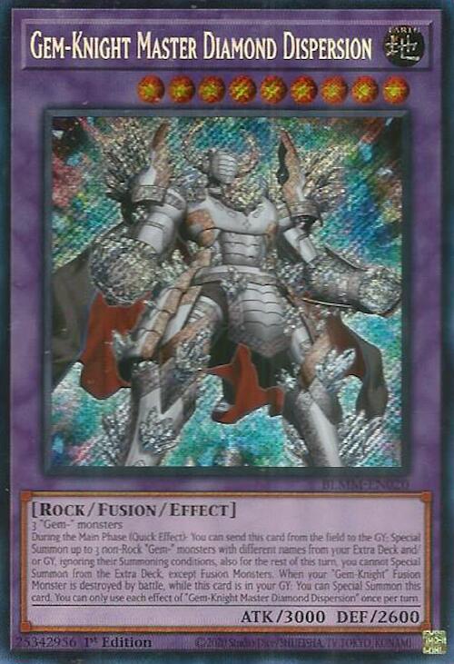 Gem-Knight Master Diamond Dispersion [BLMM-EN020] Secret Rare | Black Swamp Games