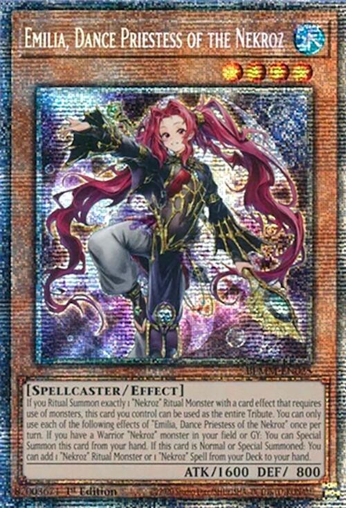 Emilia, Dance Priestess of the Nekroz (Starlight Rare) [BLMM-EN025] Starlight Rare | Black Swamp Games