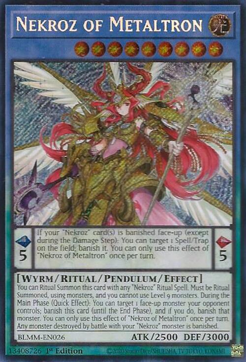 Nekroz of Metaltron [BLMM-EN026] Secret Rare | Black Swamp Games