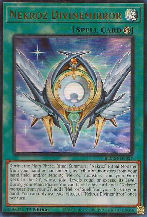 Nekroz Divinemirror [BLMM-EN027] Ultra Rare | Black Swamp Games