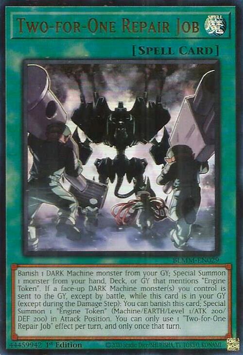 Two-for-One Repair Job [BLMM-EN029] Ultra Rare | Black Swamp Games