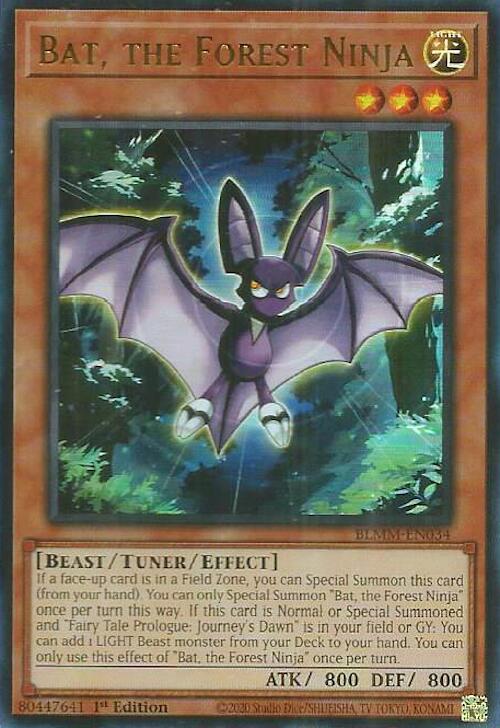 Bat, the Forest Ninja [BLMM-EN034] Ultra Rare | Black Swamp Games