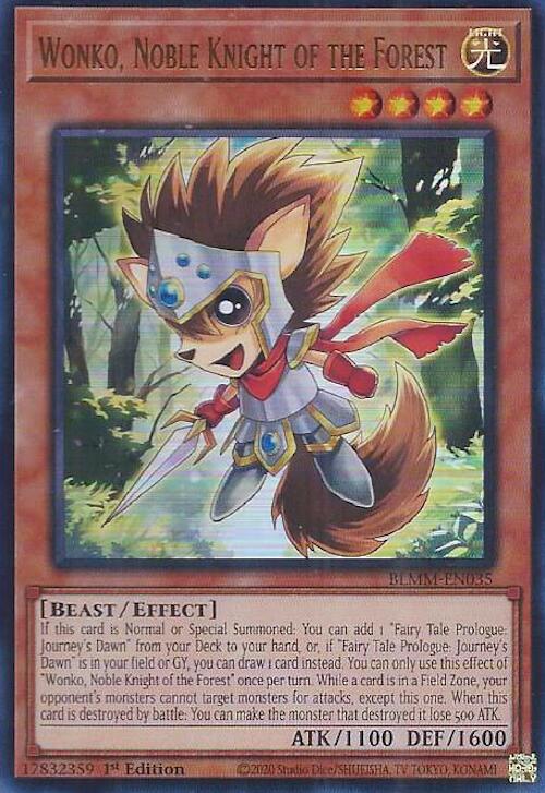 Wonko, Noble Knight of the Forest [BLMM-EN035] Ultra Rare | Black Swamp Games