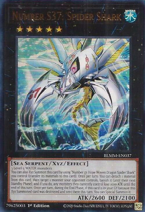 Number S37: Spider Shark [BLMM-EN037] Ultra Rare | Black Swamp Games