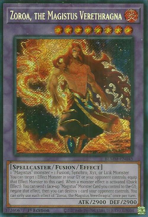 Zoroa, the Magistus Verethragna [BLMM-EN045] Secret Rare | Black Swamp Games
