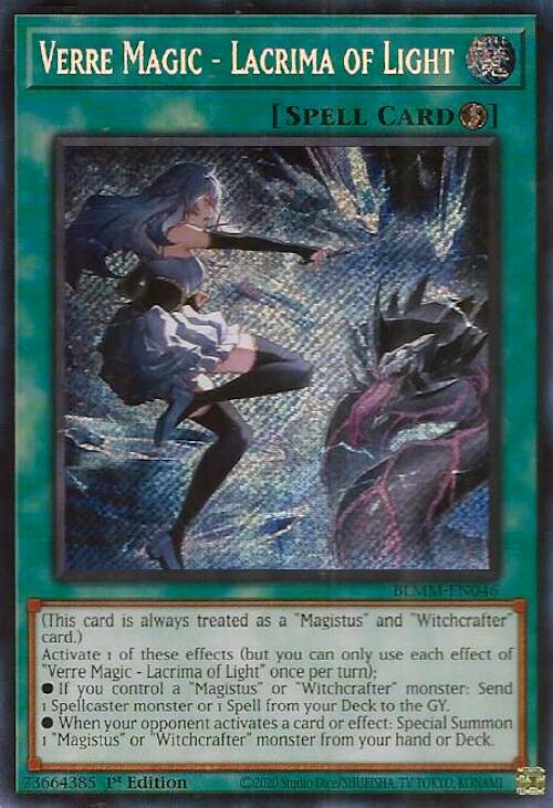 Verre Magic - Lacrima of Light [BLMM-EN046] Secret Rare | Black Swamp Games
