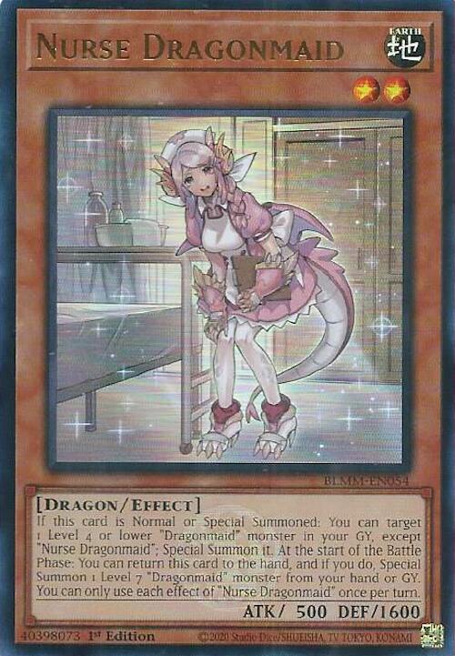 Nurse Dragonmaid [BLMM-EN054] Ultra Rare | Black Swamp Games