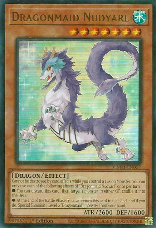 Dragonmaid Nudyarl [BLMM-EN057] Ultra Rare | Black Swamp Games