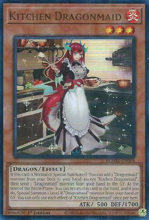 Kitchen Dragonmaid [BLMM-EN058] Ultra Rare | Black Swamp Games
