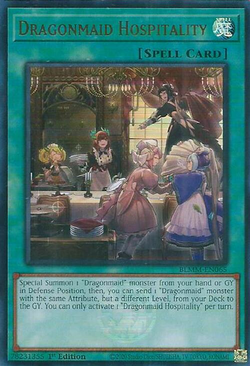 Dragonmaid Hospitality [BLMM-EN065] Ultra Rare | Black Swamp Games