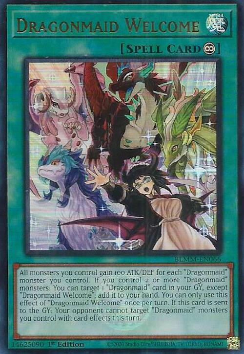 Dragonmaid Welcome [BLMM-EN066] Ultra Rare | Black Swamp Games