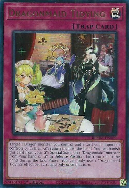 Dragonmaid Tidying [BLMM-EN069] Ultra Rare | Black Swamp Games