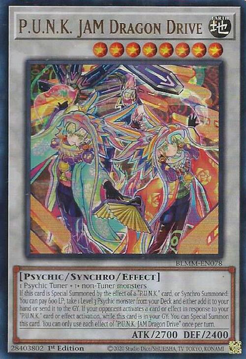 P.U.N.K. JAM Dragon Drive [BLMM-EN078] Ultra Rare | Black Swamp Games