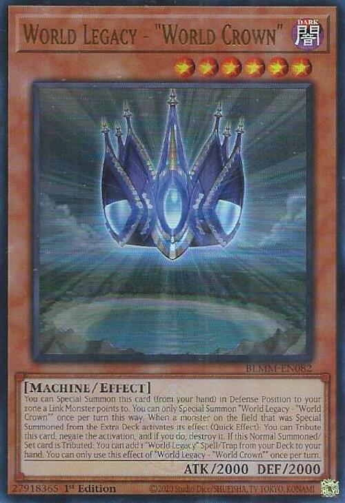 World Legacy - "World Crown" [BLMM-EN082] Ultra Rare | Black Swamp Games