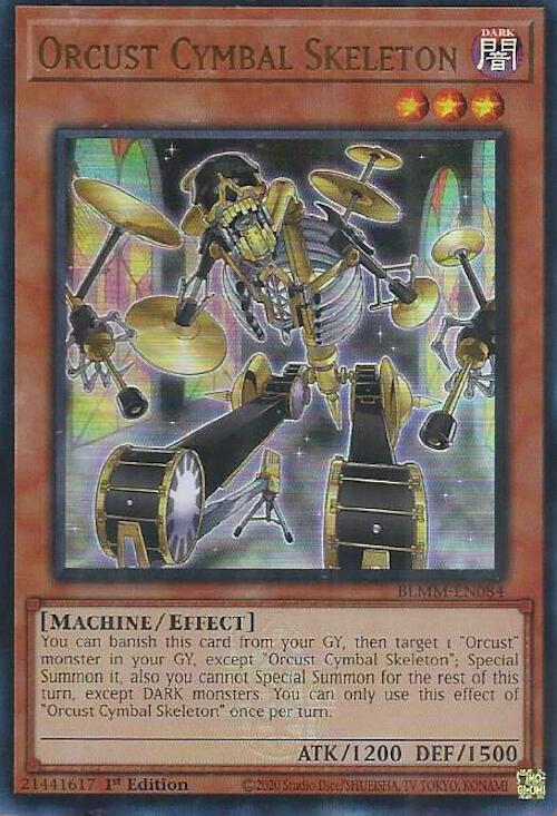 Orcust Cymbal Skeleton [BLMM-EN084] Ultra Rare | Black Swamp Games