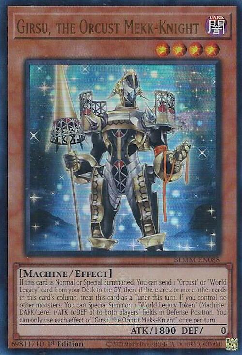 Girsu, the Orcust Mekk-Knight [BLMM-EN088] Ultra Rare | Black Swamp Games