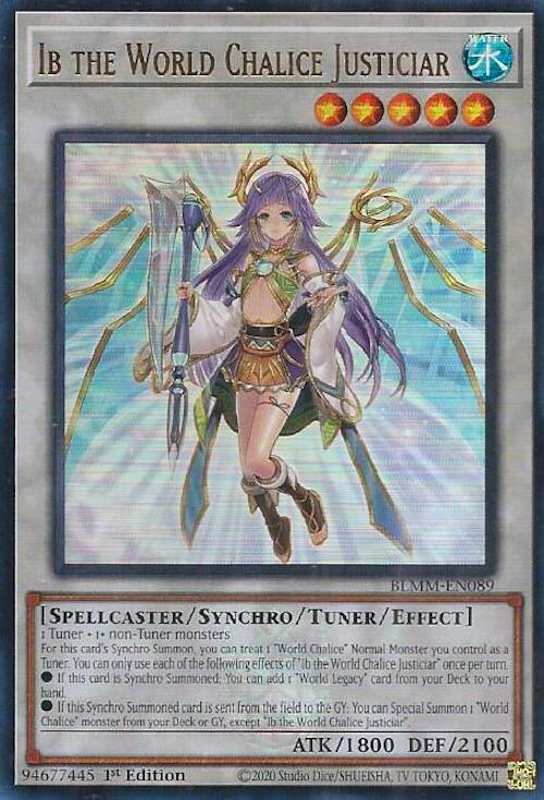 Ib the World Chalice Justiciar [BLMM-EN089] Ultra Rare | Black Swamp Games