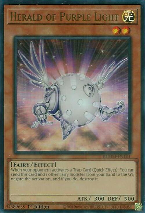 Herald of Purple Light [BLMM-EN101] Ultra Rare | Black Swamp Games