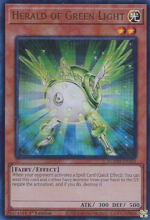 Herald of Green Light [BLMM-EN102] Ultra Rare | Black Swamp Games
