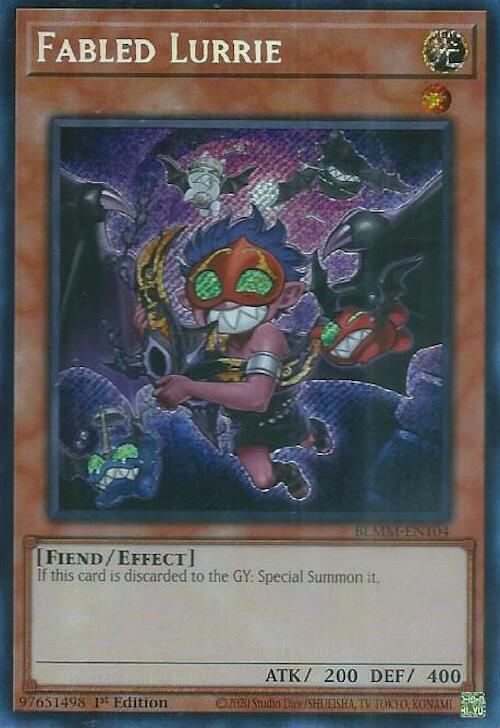 Fabled Lurrie [BLMM-EN104] Secret Rare | Black Swamp Games