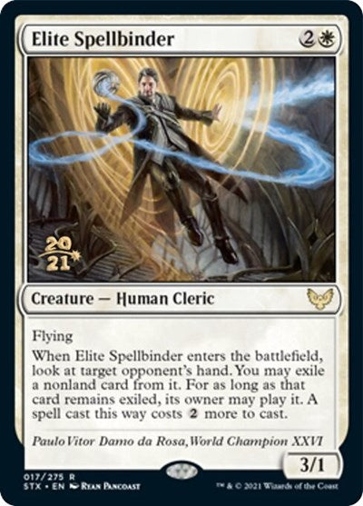 Elite Spellbinder [Strixhaven: School of Mages Prerelease Promos] | Black Swamp Games