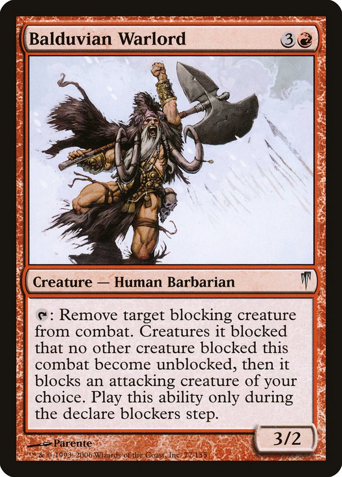 Balduvian Warlord [Coldsnap] | Black Swamp Games