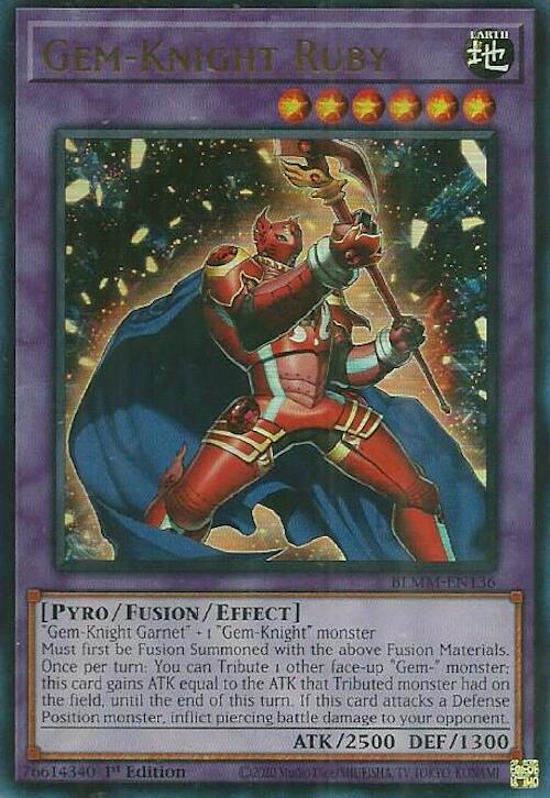 Gem-Knight Ruby [BLMM-EN136] Ultra Rare | Black Swamp Games