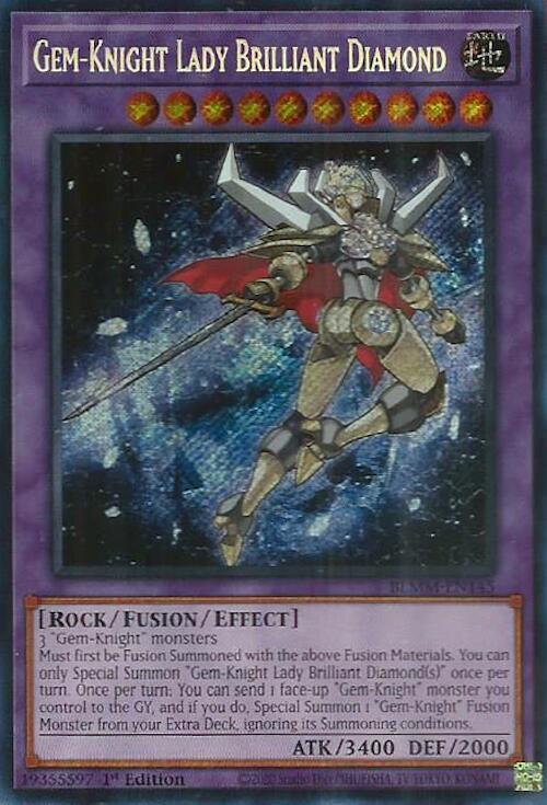 Gem-Knight Lady Brilliant Diamond [BLMM-EN145] Secret Rare | Black Swamp Games