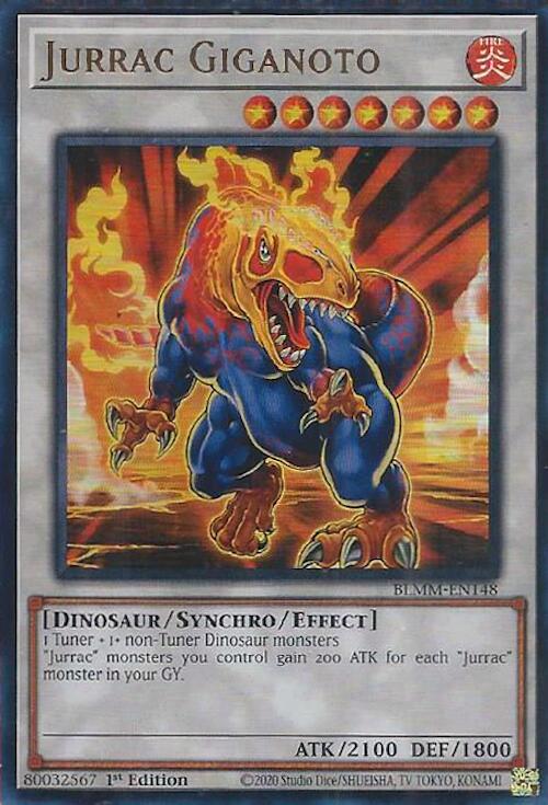 Jurrac Giganoto [BLMM-EN148] Ultra Rare | Black Swamp Games