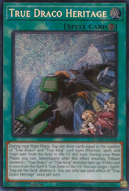 True Draco Heritage [BLMM-EN168] Secret Rare | Black Swamp Games