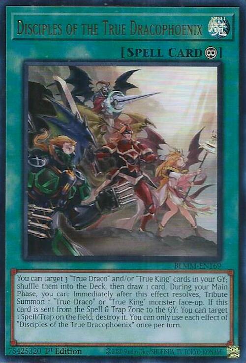 Disciples of the True Dracophoenix [BLMM-EN169] Ultra Rare | Black Swamp Games