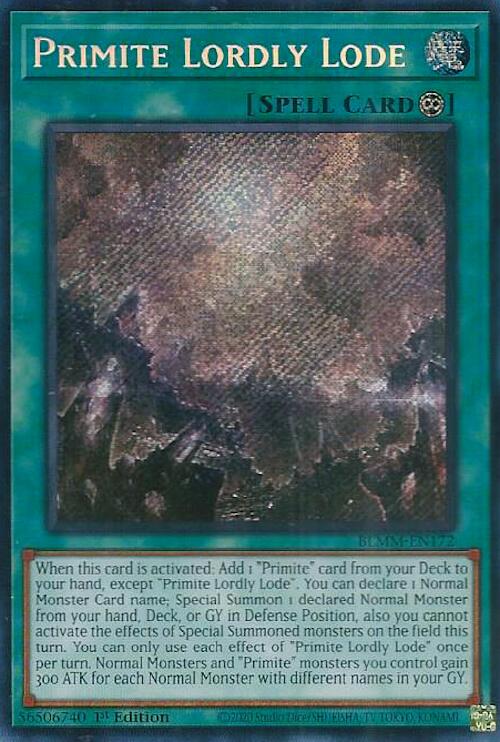 Primite Lordly Lode [BLMM-EN172] Secret Rare | Black Swamp Games