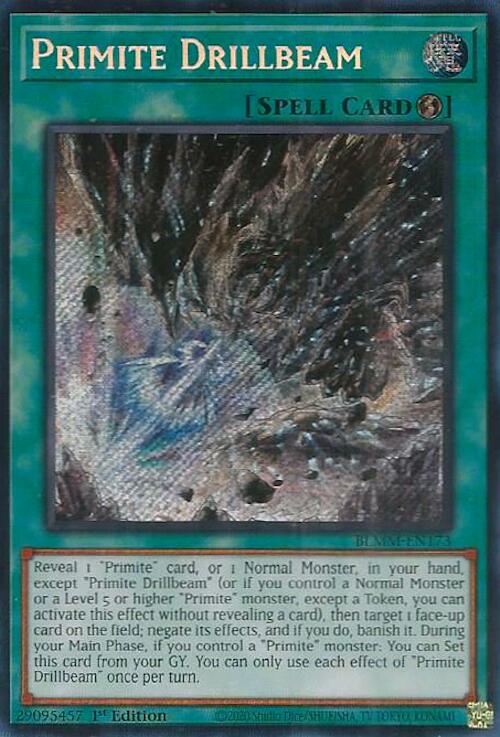 Primite Drillbeam [BLMM-EN173] Secret Rare | Black Swamp Games
