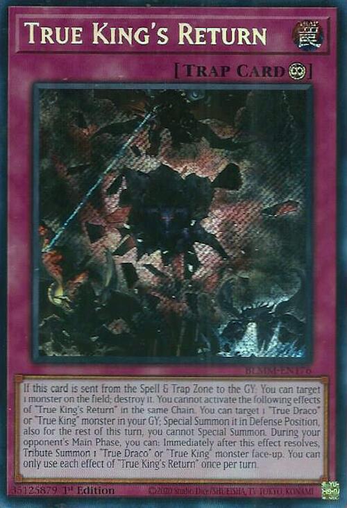 True King's Return [BLMM-EN176] Secret Rare | Black Swamp Games