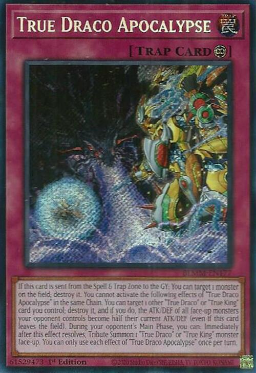 True Draco Apocalypse [BLMM-EN177] Secret Rare | Black Swamp Games