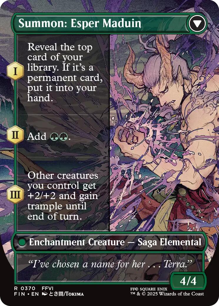 Esper Origins // Summon: Esper Maduin (Borderless) [FINAL FANTASY] | Black Swamp Games