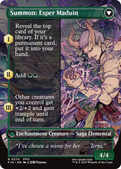 Esper Origins // Summon: Esper Maduin (Borderless) [FINAL FANTASY] | Black Swamp Games