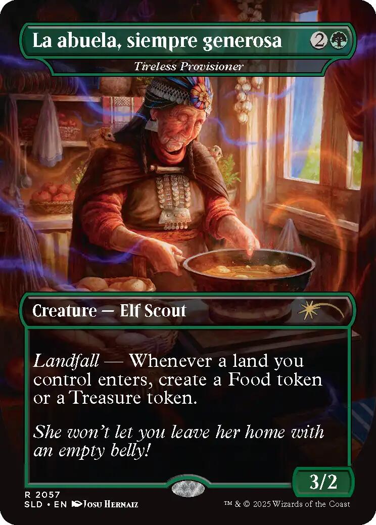 La abuela, siempre generosa - Tireless Provisioner [Secret Lair Drop Series] | Black Swamp Games