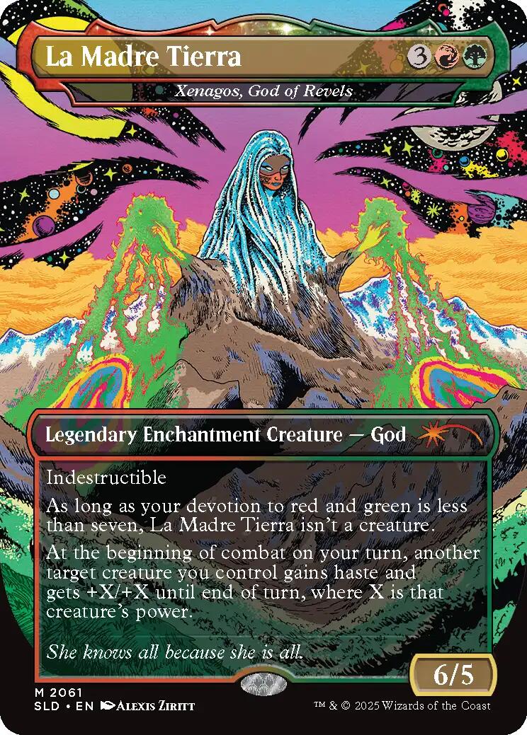 La Madre Tierra - Xenagos, God of Revels [Secret Lair Drop Series] | Black Swamp Games
