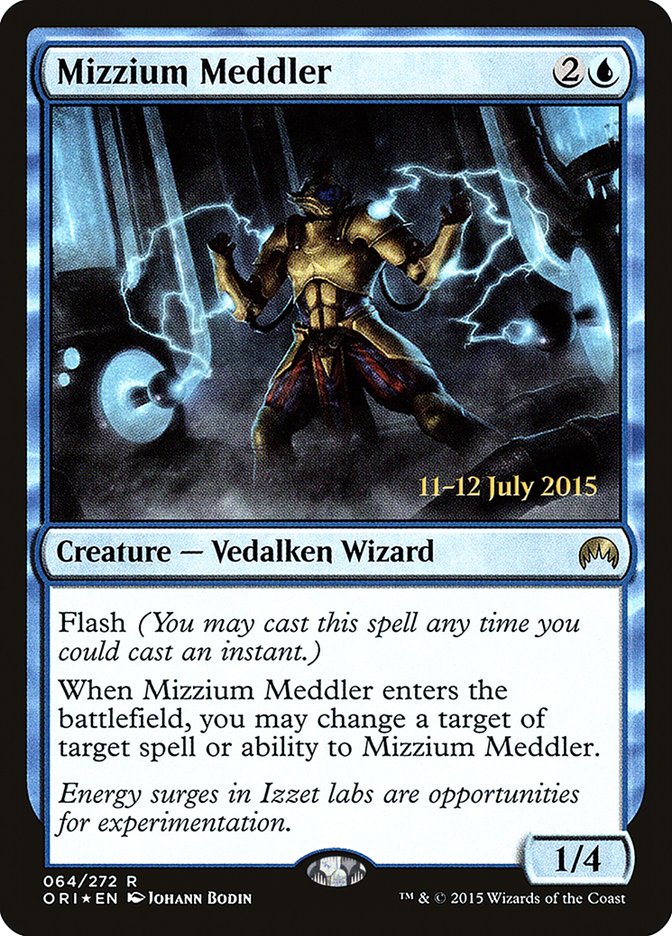 Mizzium Meddler [Magic Origins Prerelease Promos] | Black Swamp Games