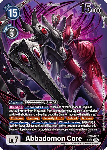 Abbadomon Core [EX9-057] (Alternate Art) [Versus Monsters] | Black Swamp Games