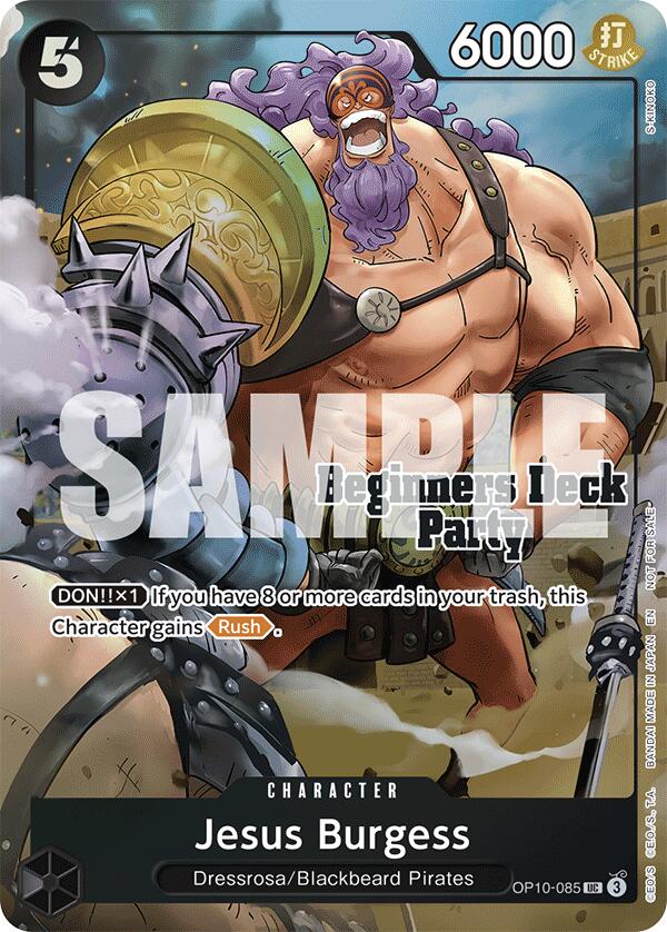 Jesus Burgess (ST-23 - ST-28 Beginners Deck Party) [Winner] [One Piece Promotion Cards] | Black Swamp Games