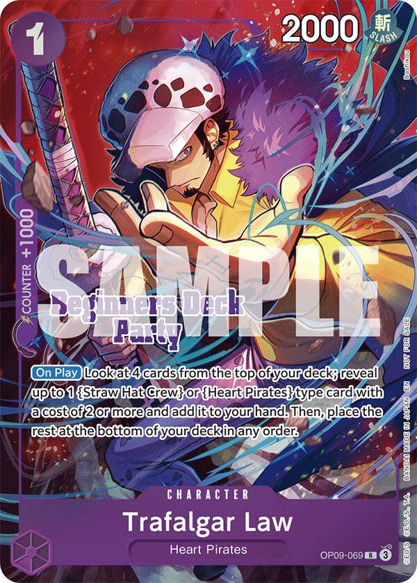 Trafalgar Law (ST-23 - ST-28 Beginners Deck Party) [Winner] [One Piece Promotion Cards] | Black Swamp Games