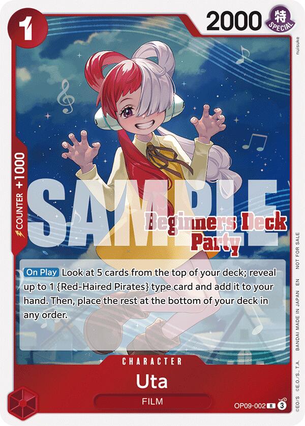 Uta (ST-23 - ST-28 Beginners Deck Party) [Participation] [One Piece Promotion Cards] | Black Swamp Games